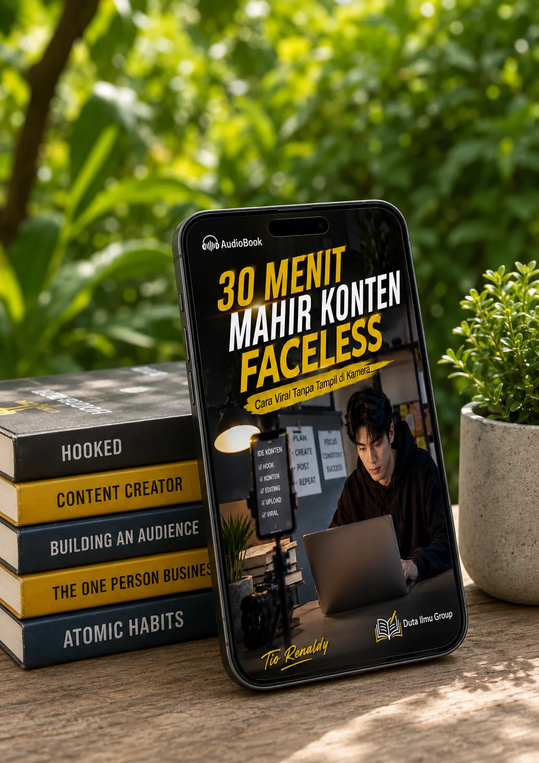 30 MENIT MAHIR KONTEN FACELESS : Cara Viral Tanpa Tampil Kamera preview 1