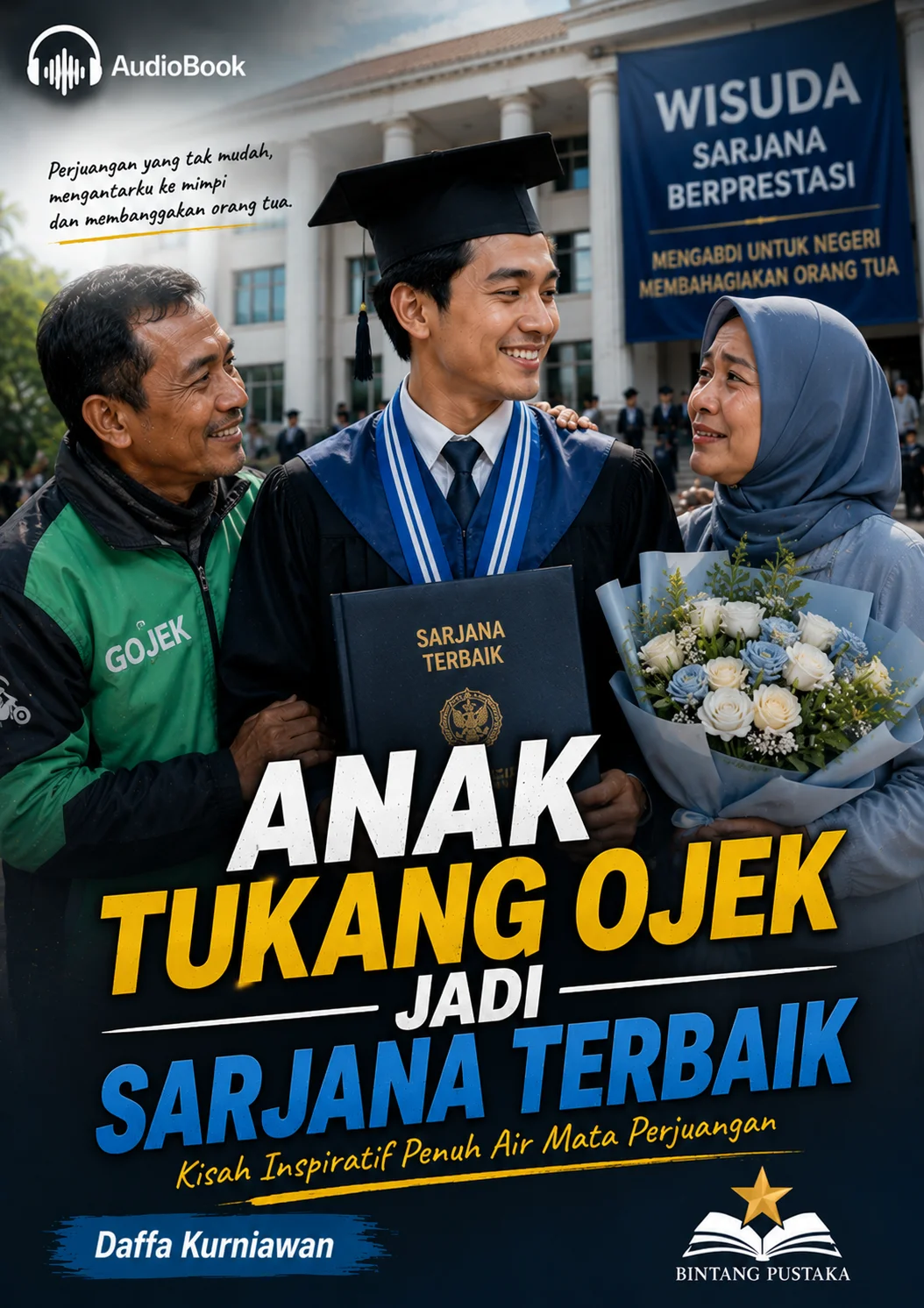 ANAK TUKANG OJEK JADI SARJANA TERBAIK - Kisah Inspiratif Penuh Air Mata Perjuangan