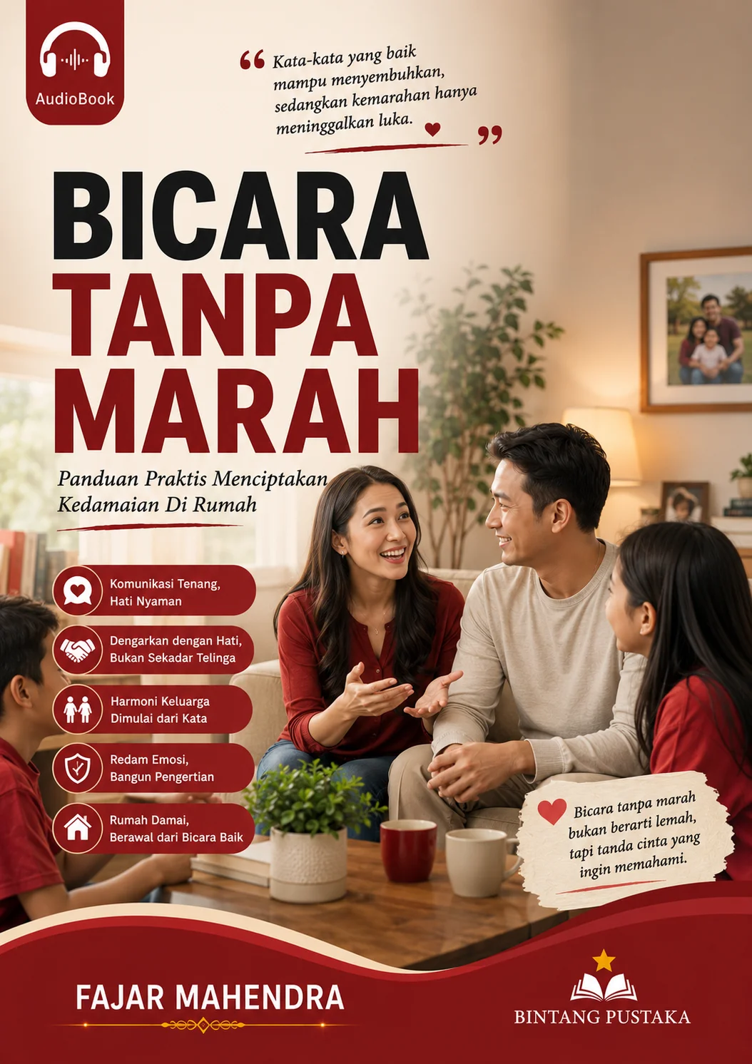 BICARA TANPA MARAH Panduan Praktis Menciptakan Kedamaian Di Rumah