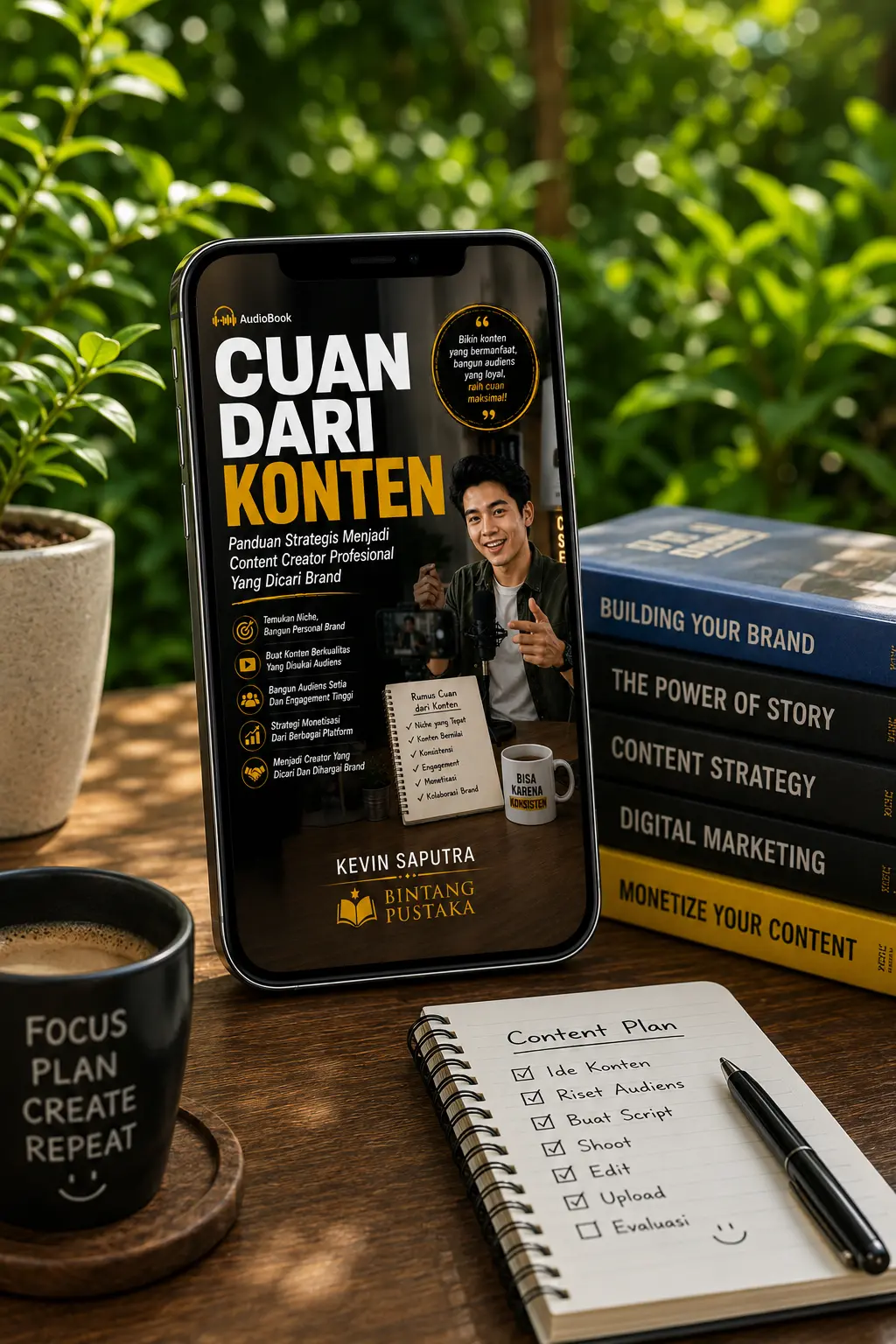 CUAN DARI KONTEN Panduan Strategis Menjadi Content Creator Profesional Yang Dicari Brand preview 4