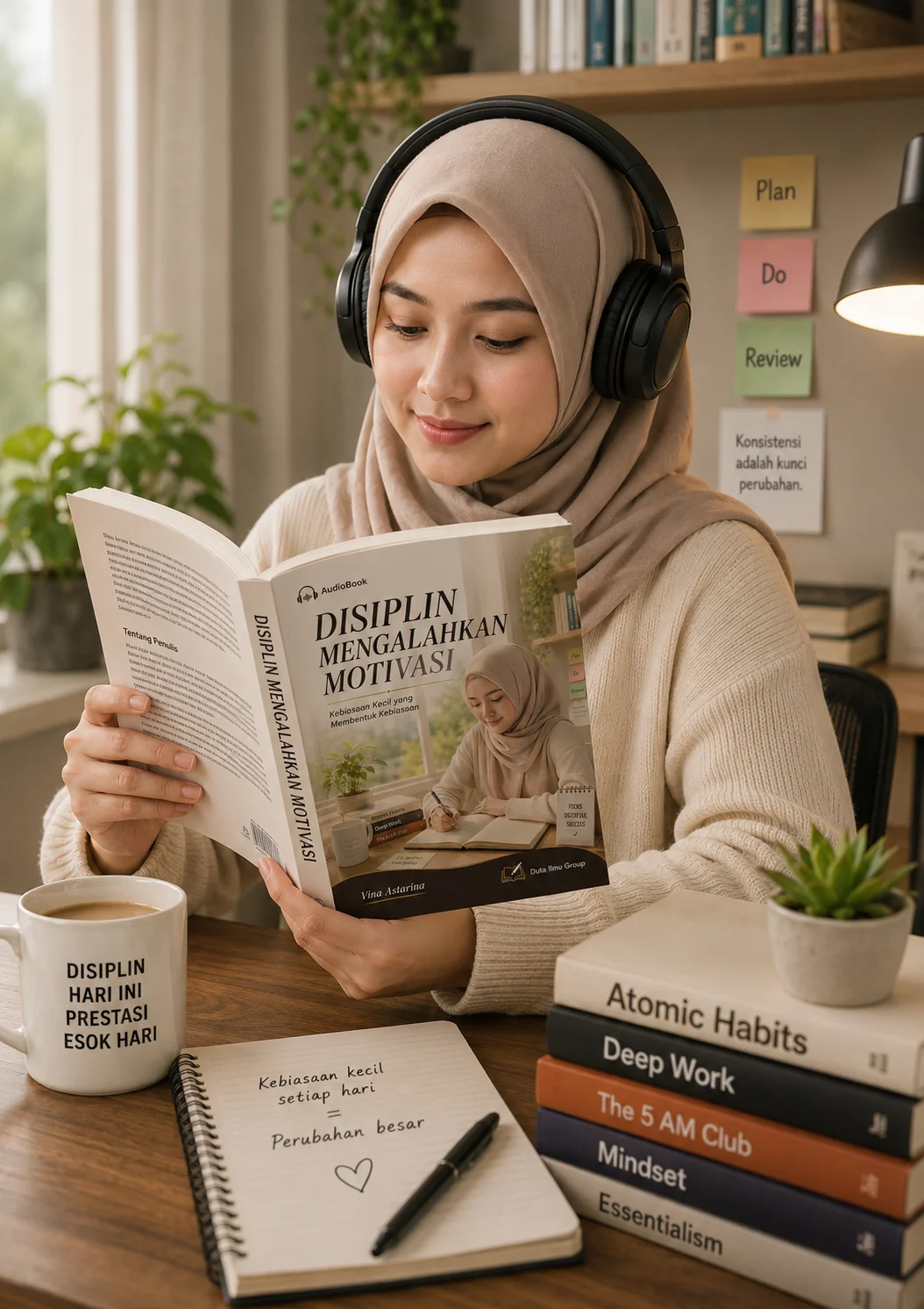 DISIPLIN MENGALAHKAN MOTIVASI : Kebiasaan Kecil yang Membentuk Kebiasaan preview 1