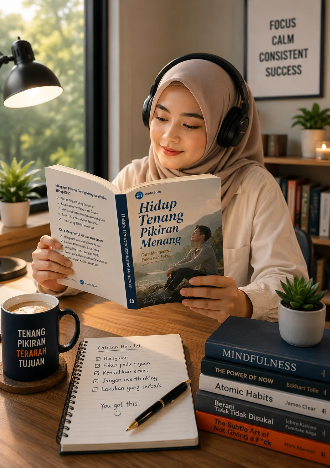 HIDUP TENANG PIKIRAN MENANG : Cara Mengontrol Emosi dan Fokus preview 3