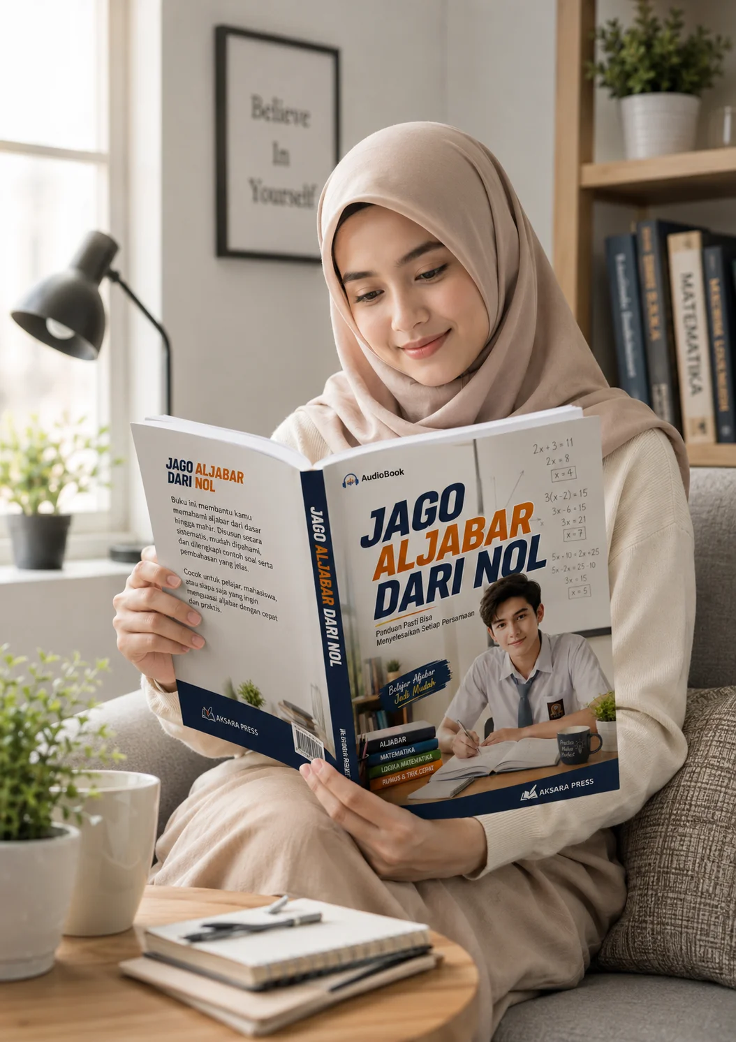 JAGO ALJABAR DARI NOL : Panduan Pasti Bisa Menyelesaikan Setiap Persamaan preview 4