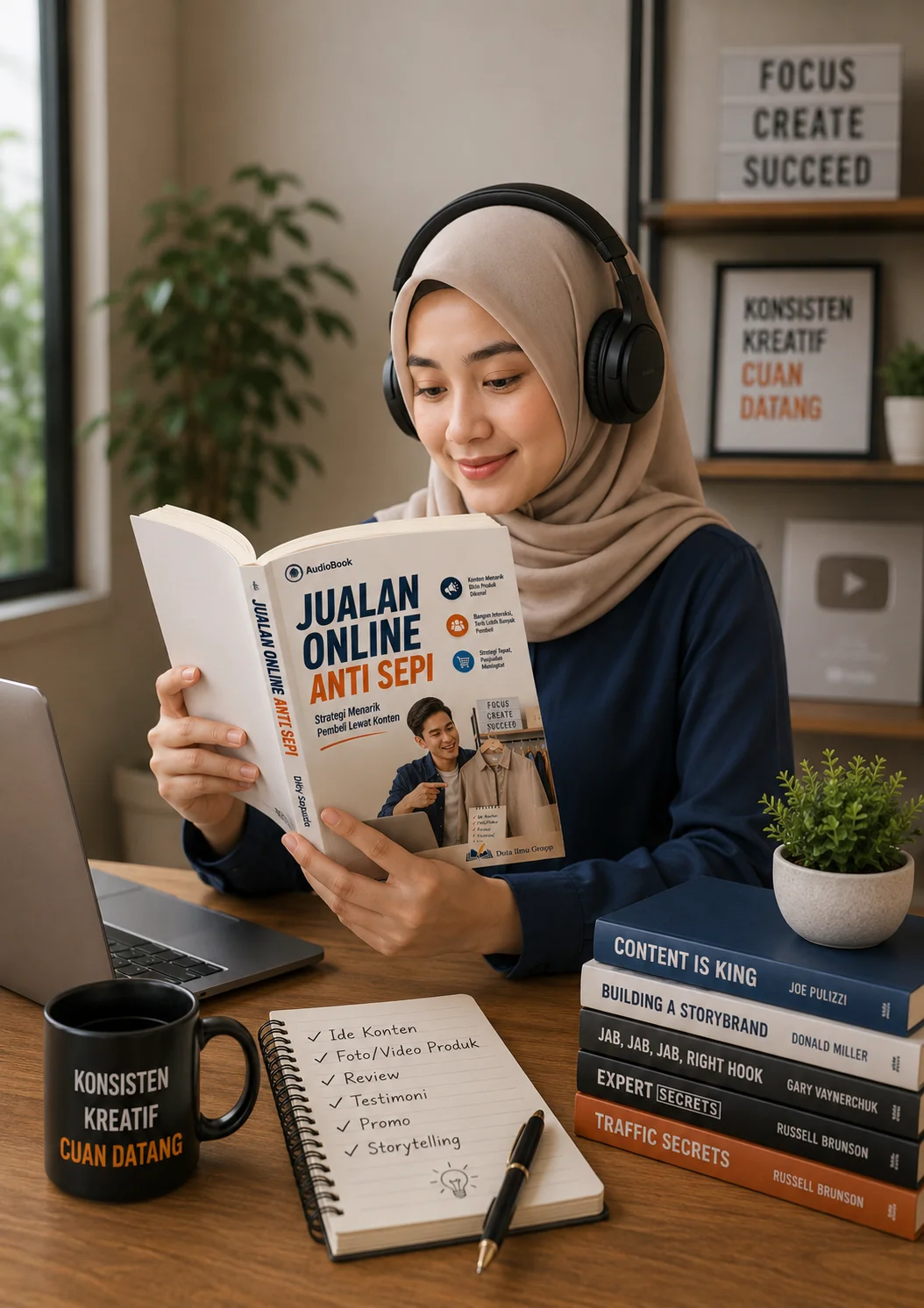 JUALAN ONLINE ANTI SEPI : Strategi Menarik Pembeli Lewat Konten preview 3