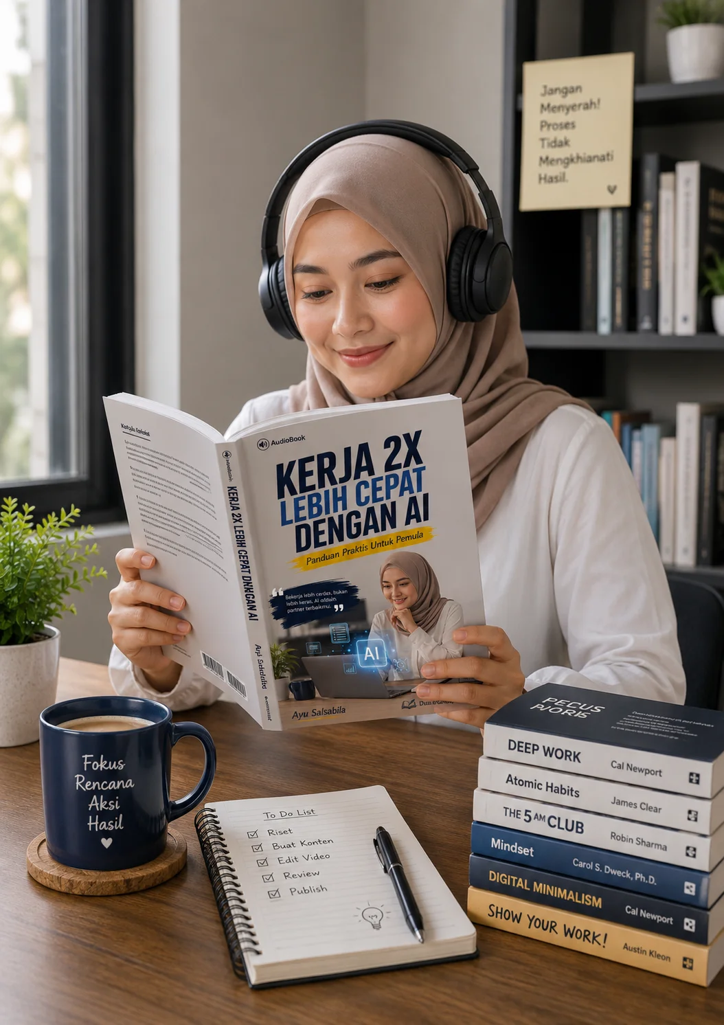 KERJA 2X LEBIH CEPAT DENGAN AI : Panduan Praktis untuk Pemula preview 1
