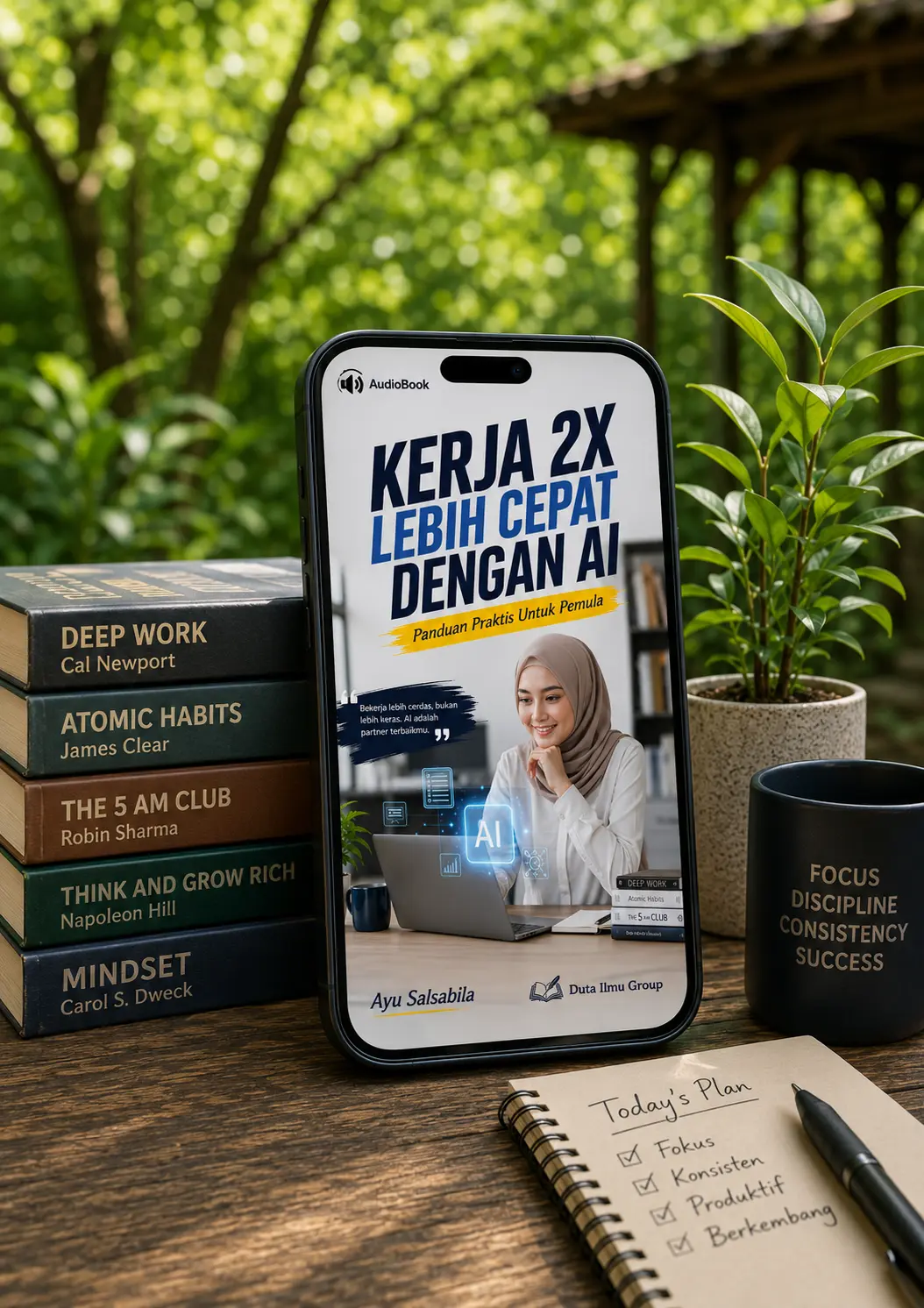 KERJA 2X LEBIH CEPAT DENGAN AI : Panduan Praktis untuk Pemula preview 2