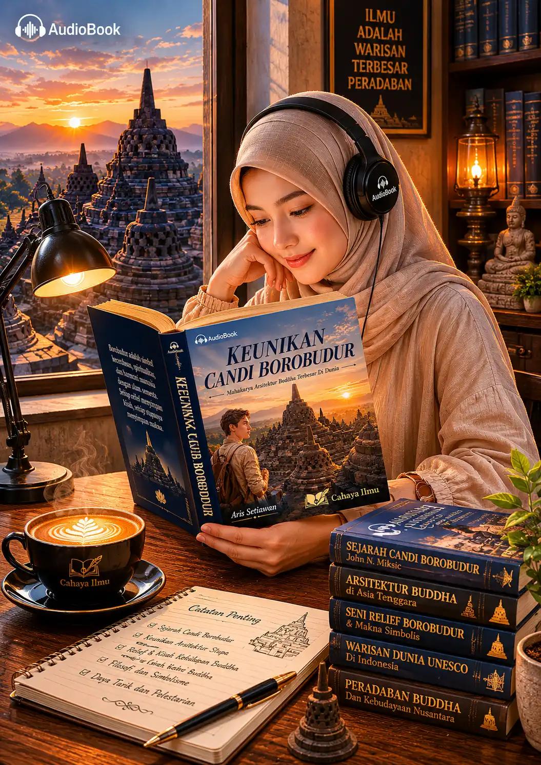 KEUNIKAN CANDI BOROBUDUR : Mahakarya Arsitektur Budhha Terbesar di Dunia preview 4
