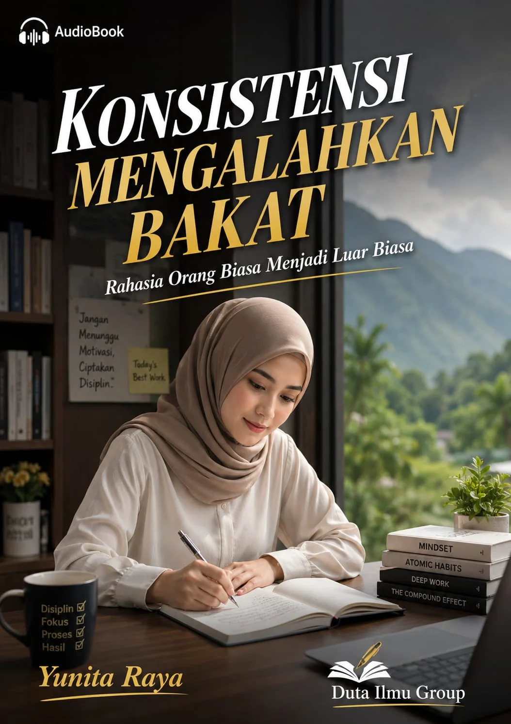 KONSISTEN MENGALAHKAN BAKAT : Rahasia Orang Biasa Menjadi Luar Biasa 