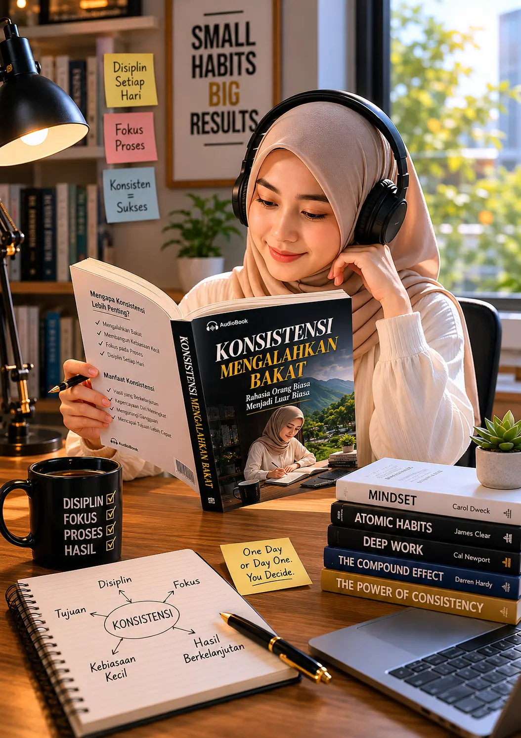 KONSISTEN MENGALAHKAN BAKAT : Rahasia Orang Biasa Menjadi Luar Biasa  preview 4