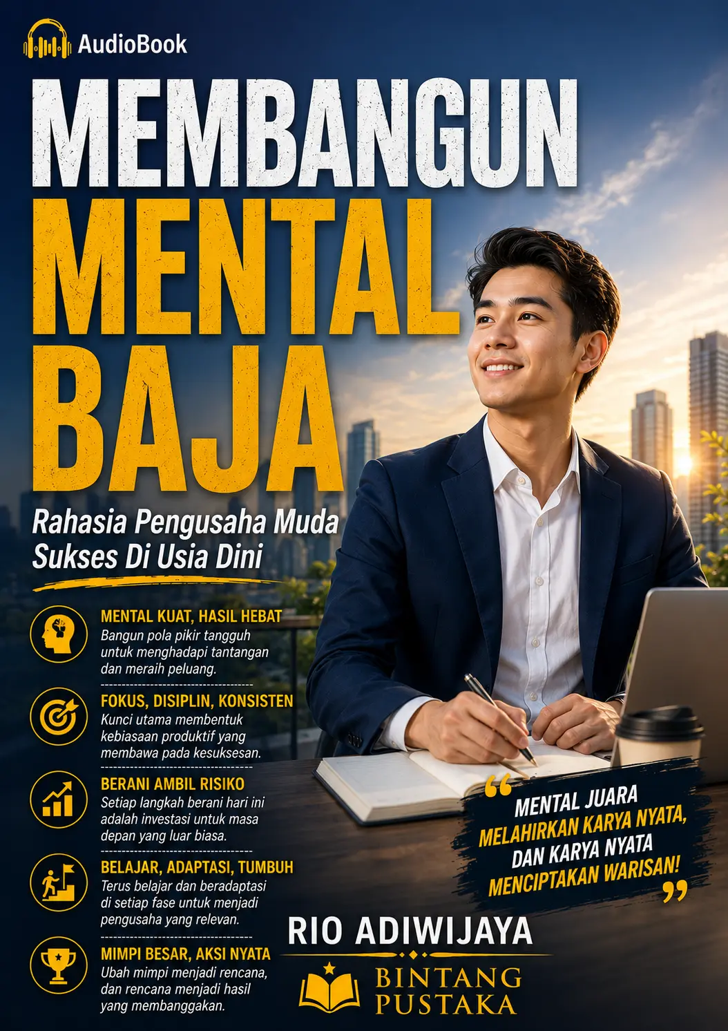 MEMBANGUN MENTAL BAJA Rahasia Pengusaha Muda Sukses Di Usia Dini