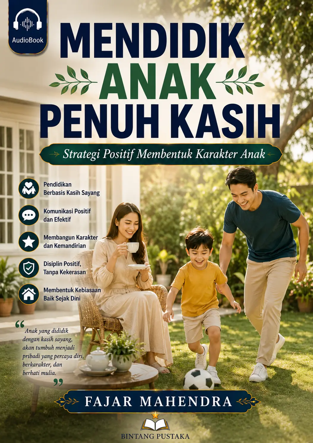 MENDIDIK ANAK PENUH KASIH-Panduan Mengasuh Anak Lebih Tenang