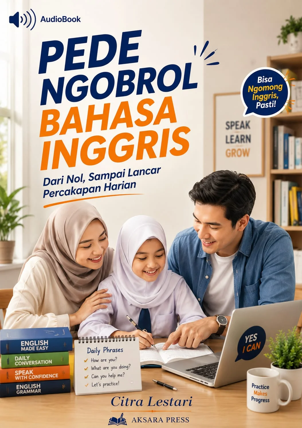 PEDE NGOBROL BAHASA INGGRIS : Dari  Nol, Sampai Lancar Percakapan Harian