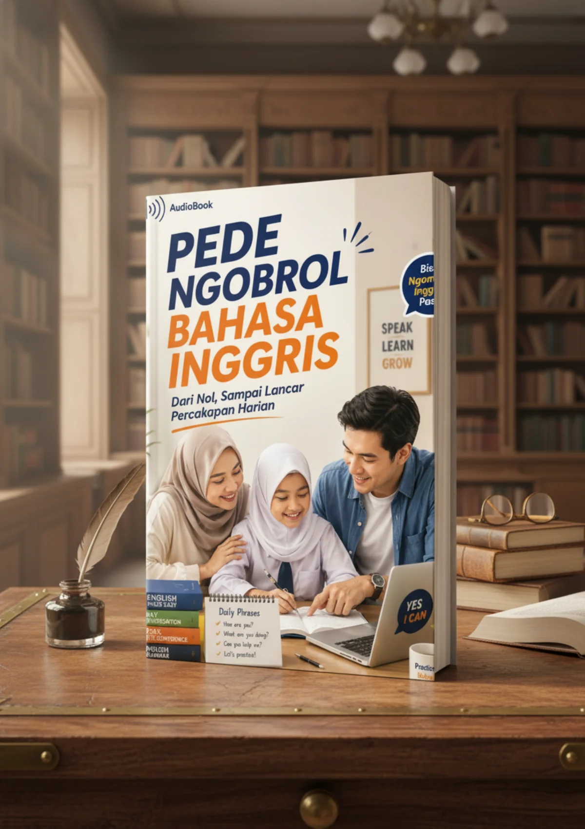 PEDE NGOBROL BAHASA INGGRIS : Dari  Nol, Sampai Lancar Percakapan Harian preview 4