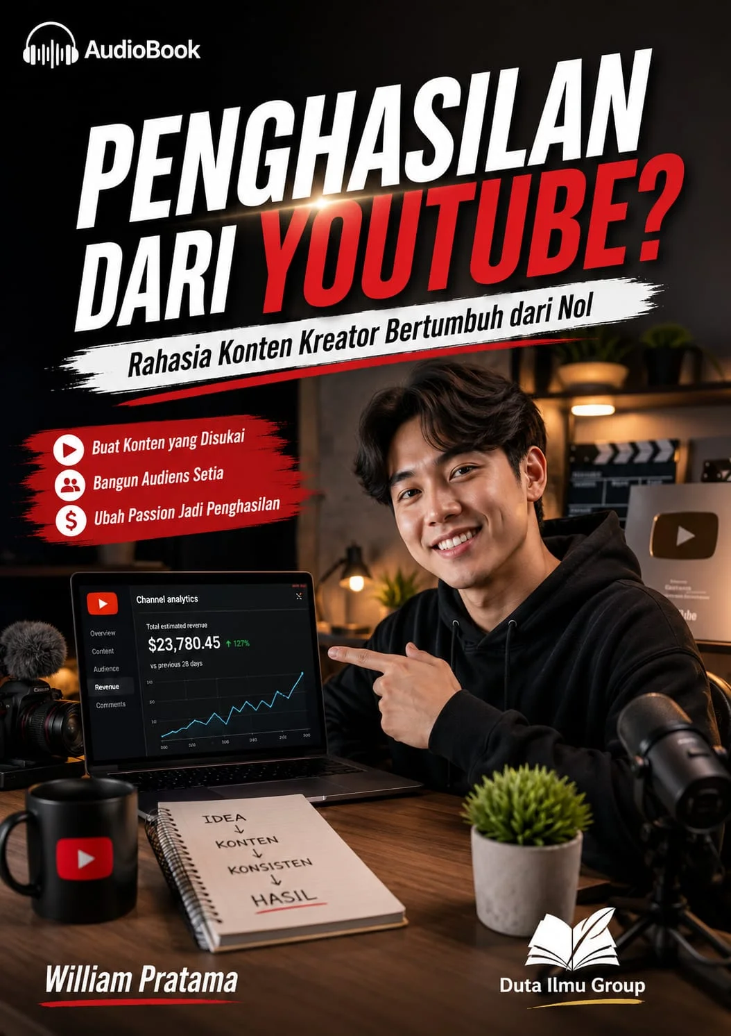 PENGHASILAN DARI YOUTUBE? : Rahasia Konten Kreator Bertumbuh dari Nol