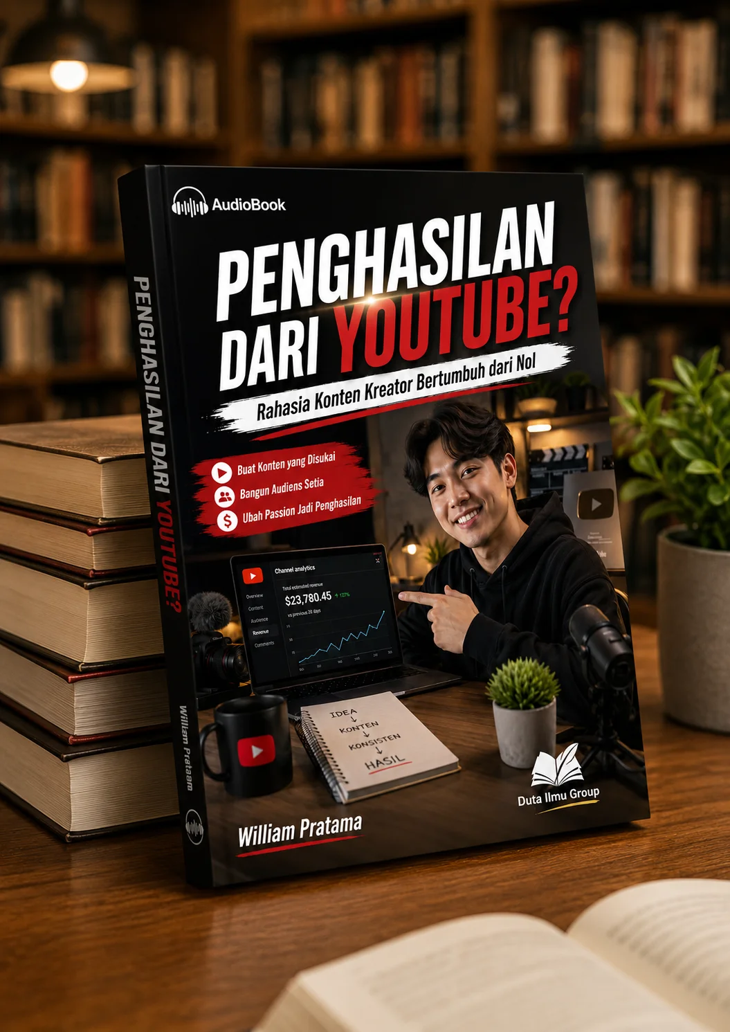 PENGHASILAN DARI YOUTUBE? : Rahasia Konten Kreator Bertumbuh dari Nol preview 1