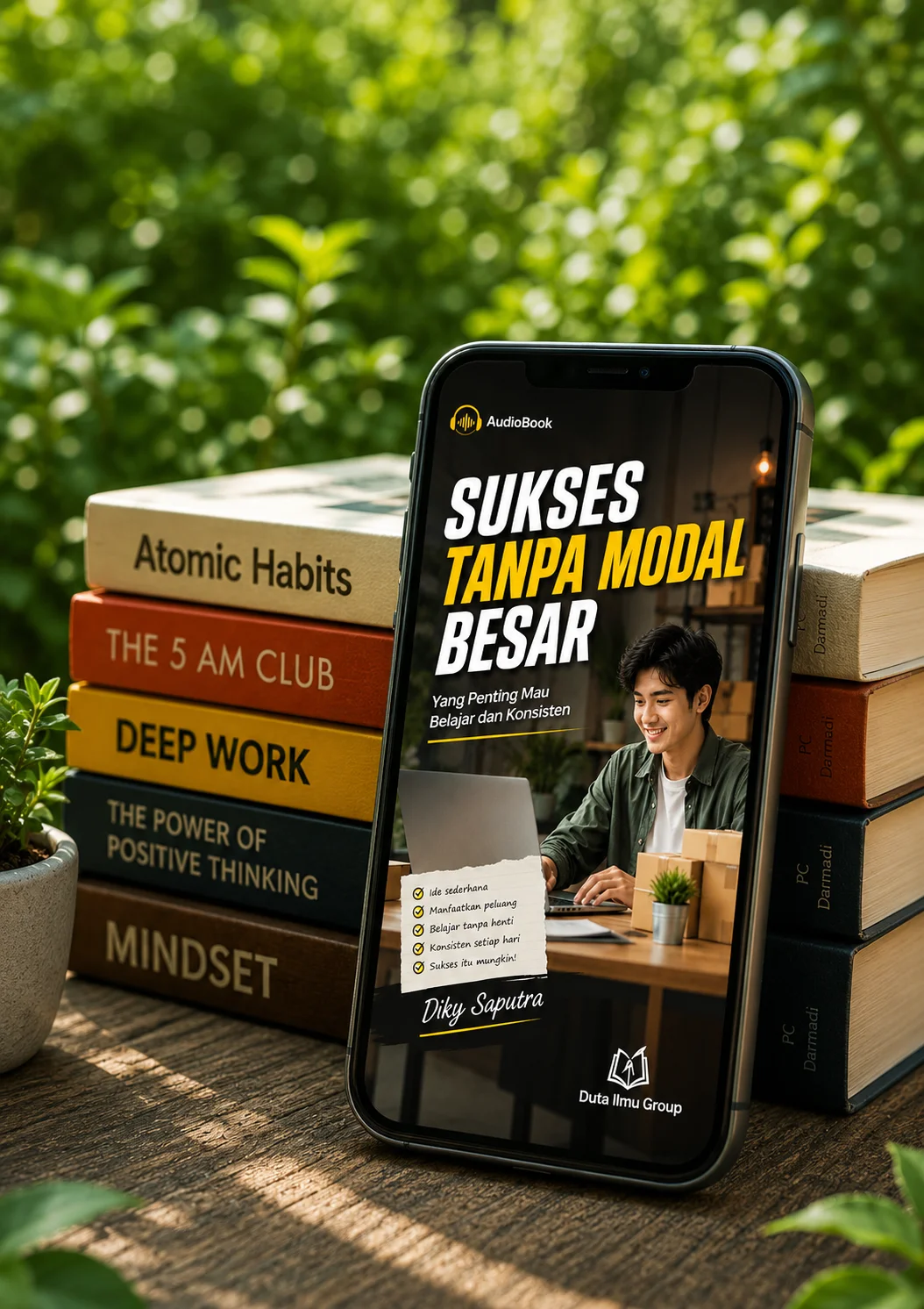 SUKSES TANPA MODAL BESAR : Yang Penting Mau Belajar dan Konsisten preview 3