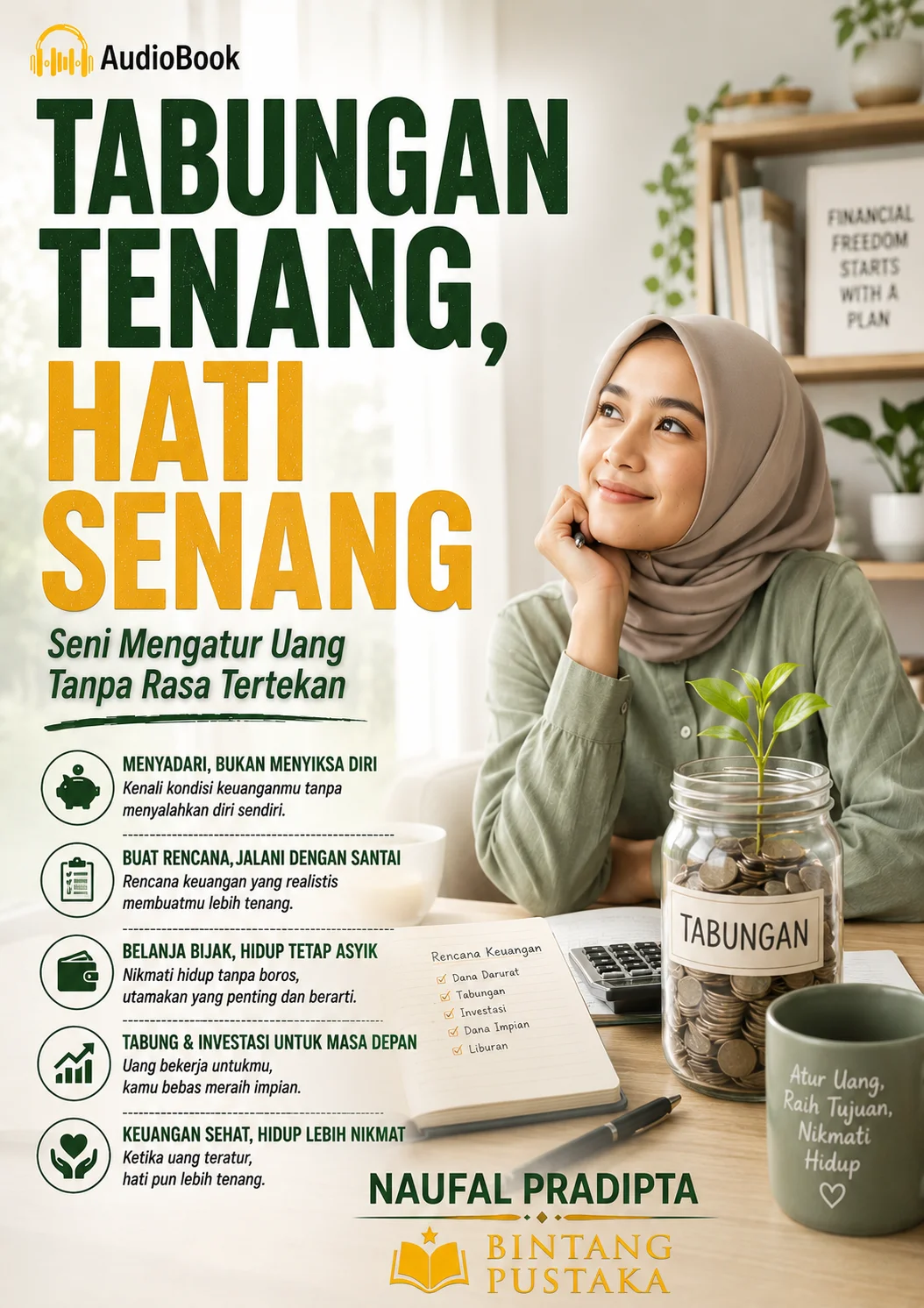 TABUNGAN TENANG, HATI SENANG Seni Mengatur Uang Tanpa Rasa Tertekan