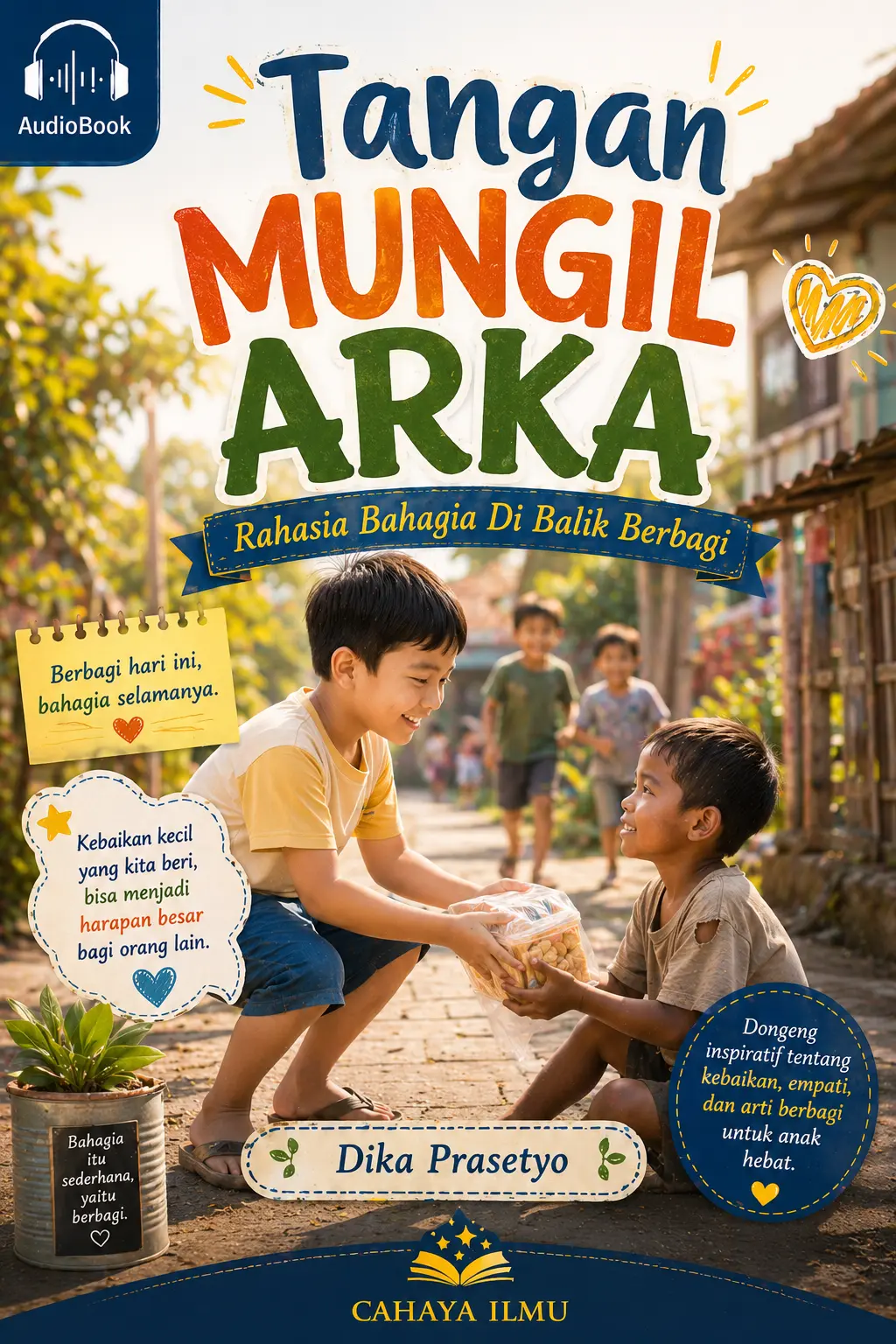 TANGAN MUNGIL ARKA Rahasia Bahagia Di Balik Berbagi